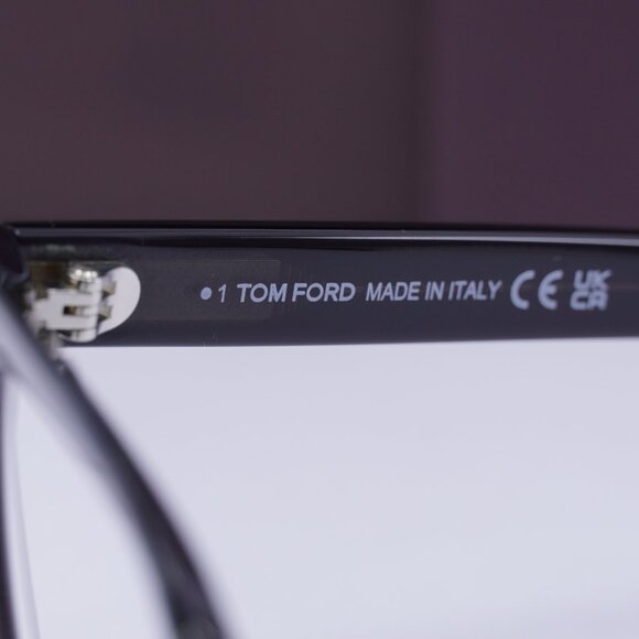 Tom Ford FT5880-B 020 Square Eyeglasses 51mm - Grey/Clear Blue Light Block - Picture 6 of 10